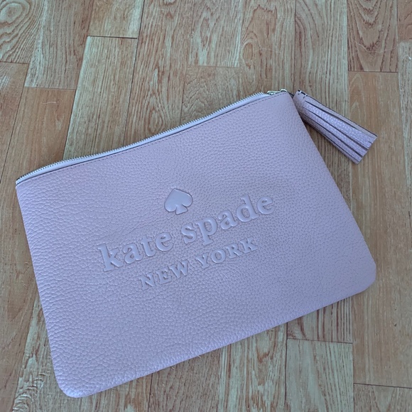 kate spade • Sienne Logo Large Tassel Pouch - Picture 2 of 12